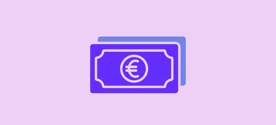Illustration of SEPA payment processing with a euro payment icon, representing SEPA software testing and payment validation.