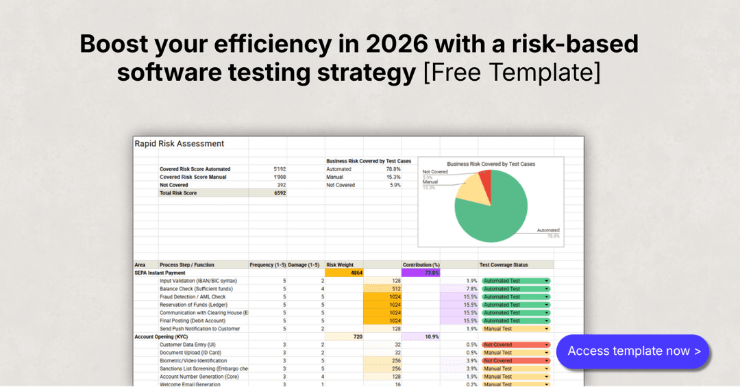 Risk-Based Testing Made Practical: Your Free Rapid Risk Assessment Template