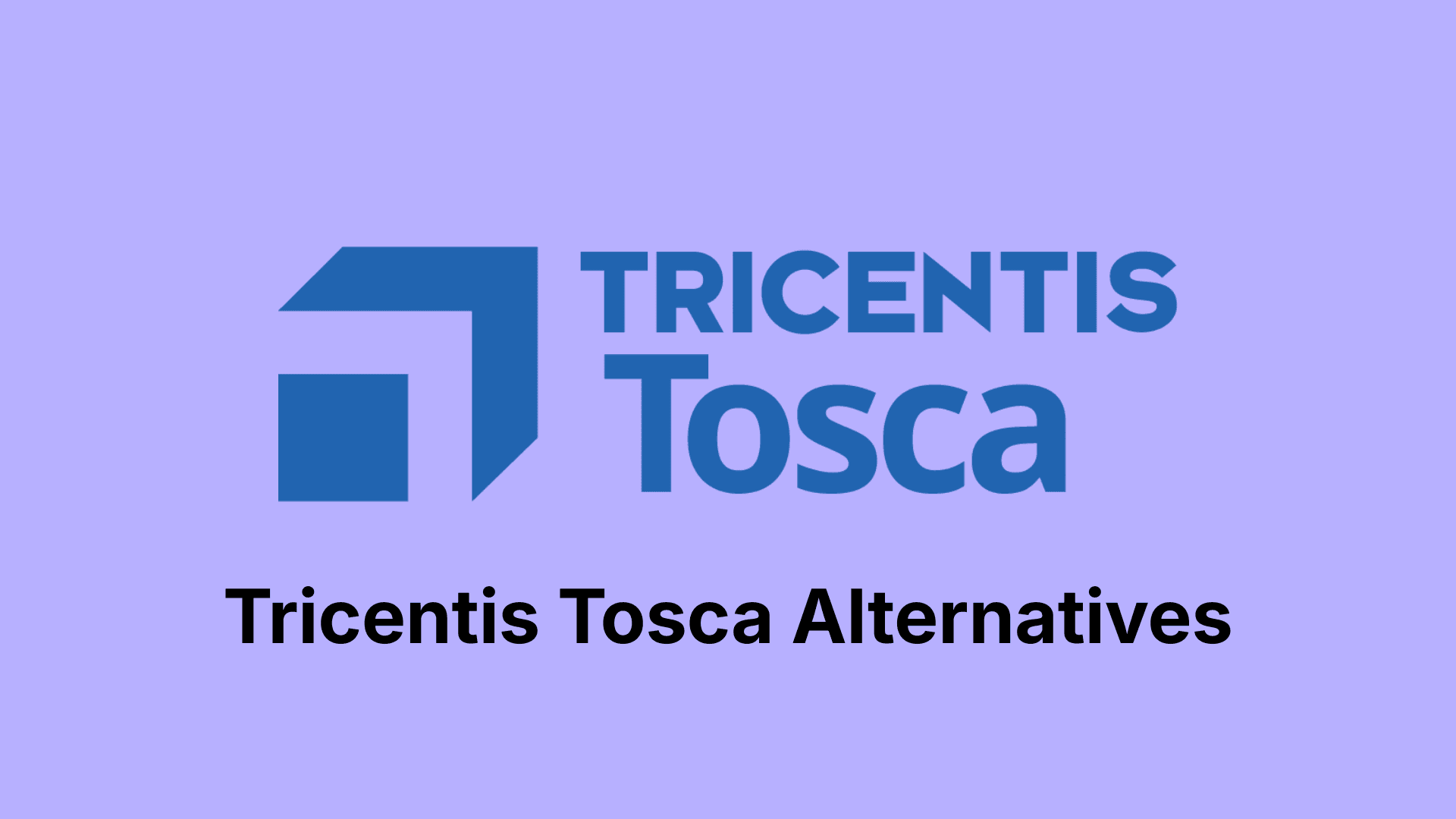tricentis tosca alternatives